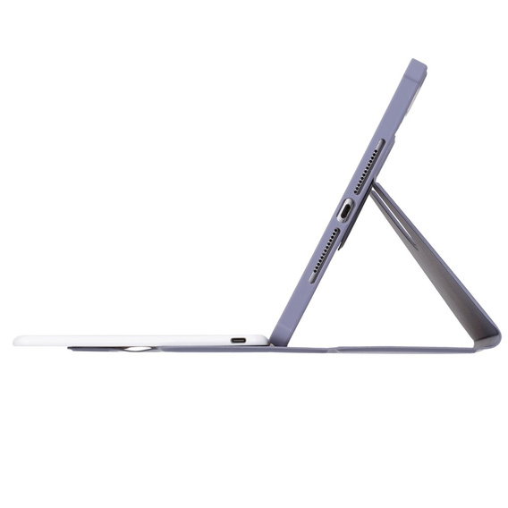 Billentyűzet tok iPad 11" 2025 A16 (11 gen.) / iPad 10.9" 2022 (10 gen.), Rotary 360° Leather, lila
