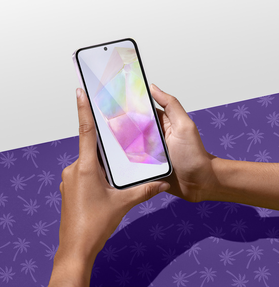 Shy Palm Privacy edzett üveg Samsung Galaxy A35 5G/A55 5G-hez