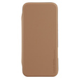 X-LEVEL tok iPhone 16 Pro Max készülékhez, Magnetic Card Holder, barna