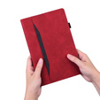 Tok Xiaomi Pad 6, Classic, tolltartóval, piros