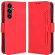 Pattintható tok a Samsung Galaxy A25 5G, Card Slot, piros