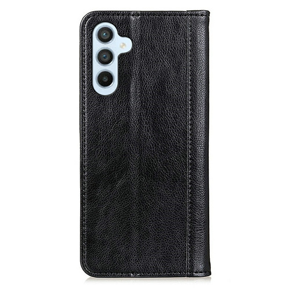 Telefontok a Samsung Galaxy A56, Wallet Litchi Leather, fekete