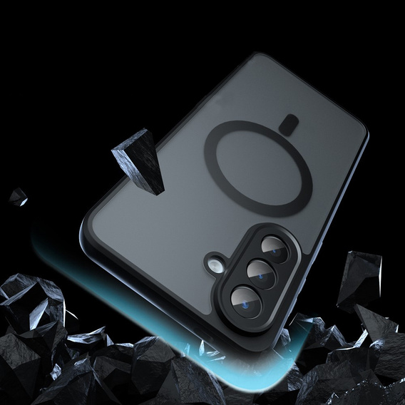 Fusion Hybrid MagSafe tok Samsung Galaxy A57 5G készülékhez, fekete