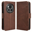Pattintható tok a Honor Magic 6 Pro 5G, Card Slot, barna
