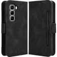 Pattintható tok a Infinix Hot 50 Pro+ 4G, Card Slot, fekete