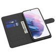 Pattintható tok a Samsung Galaxy A14 4G/5G, Wallet Butterfly, arany