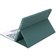Tok + billentyűzet Samsung Galaxy Tab A8 10.5 X200 / X205, Touchpad, sötétzöld