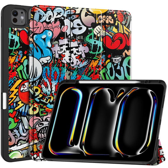 Tok iPad Pro 13" 2024 (7 gen.), Smartcase, graffiti