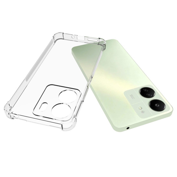 Telefontok a Xiaomi Redmi 13C / Poco C65, Dropproof, átlátszó