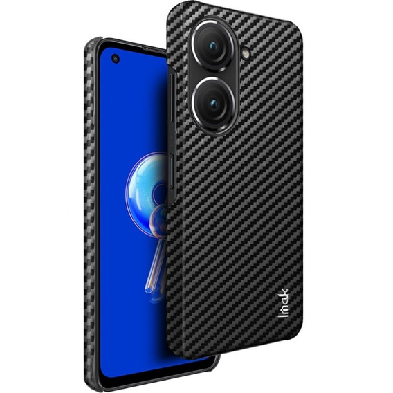 IMAK Telefontok a Asus Zenfone 9 5G / 10 5G, Ruiyi Series Case Carbon, fekete