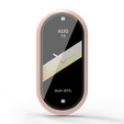 2in1 tok + edzett üveg a Xiaomi Smart Band 10 / 9 / 8-hoz, rózsaszín