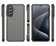Matt tok Samsung Galaxy A17 5G készülékhez, füstölt, fekete oldallal