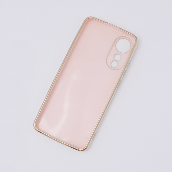 Tojás Oppo A78 4G, Glamour CamShield, rózsaszín rose gold
