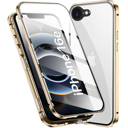 Tok iPhone 16E, Magnetic Dual Glass, arany
