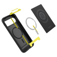Spigen Rugged Armor MagSafe tok a Google Pixel 10 Pro XL-hez, Fekete