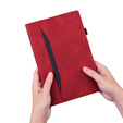 Tok Lenovo Tab M11, Classic, tolltartóval, piros