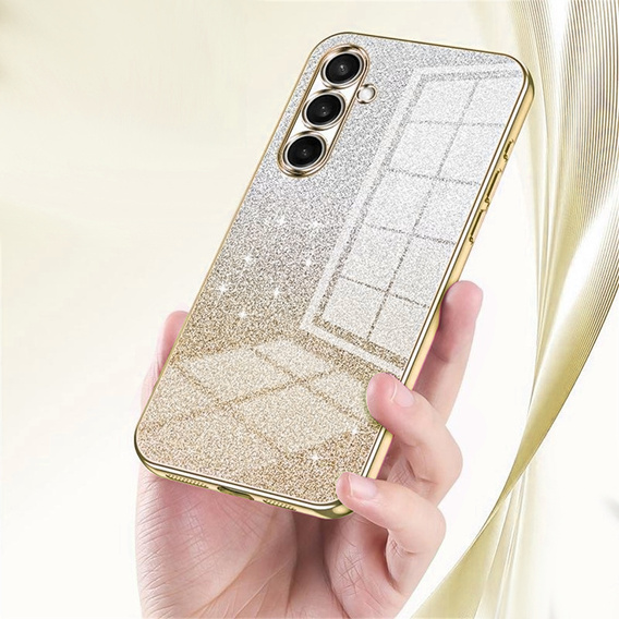 Glitter tok CamShield Samsung Galaxy A57 5G készülékhez, arany