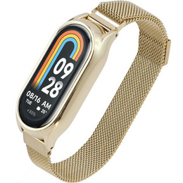 Milánói acél karkötő a Xiaomi Smart Band 10 / 9 / 8 készülékhez