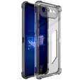 IMAK Telefontok a Asus ROG Phone 6 5G, Dropproof, átlátszó / fekete