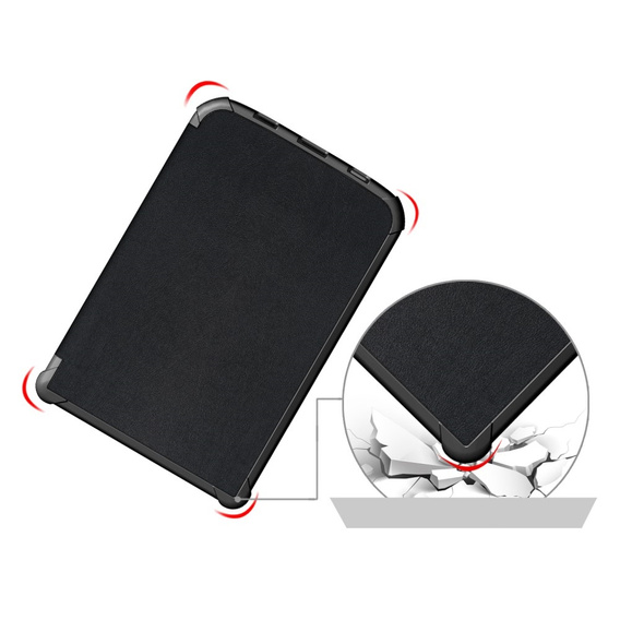 Tok PocketBook Touch Lux 4 5 606 616 627 628 632 633, Smartcase, fekete