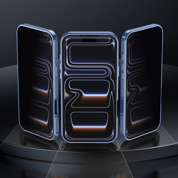 MagSafe-kompatibilis tok iPhone 17 Pro Max készülékhez, magánéletet védő üveggel