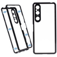 Tok Sony Xperia 1 V, Magnetic Dual Glass, fekete