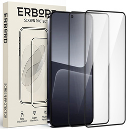 2x edzett üveg a Xiaomi 13 Pro, ERBORD 3D teljes képernyő
