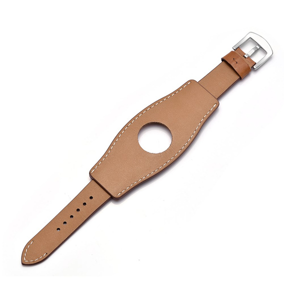 Bőrszíj Apple Watch 1/2/3/4/4/5/6/7/8/SE/Ultra 42/44/45/49mm, barna