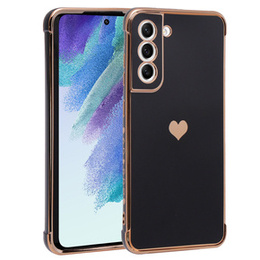 Telefontok a Samsung Galaxy S21 FE, Electro heart, fekete