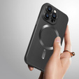 Tok iPhone 16 Pro Max-hoz, ColorMag, MagSafe-hoz, fekete