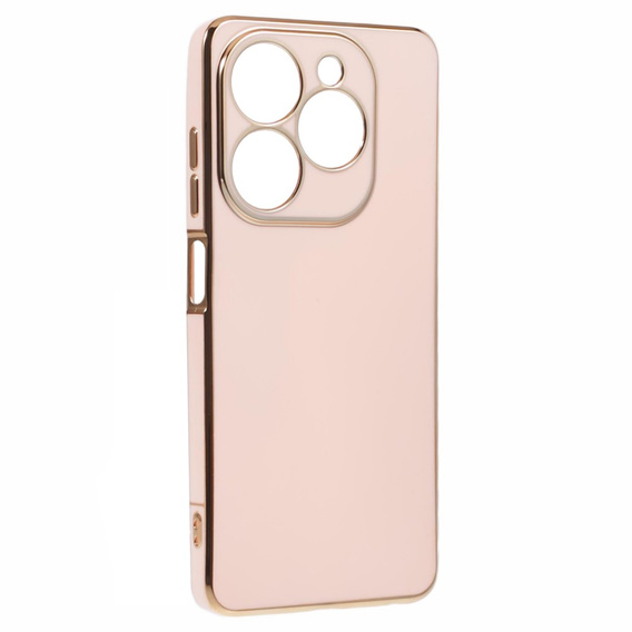 Tojás Infinix Hot 40i, Glamour CamShield, rózsaszín rose gold