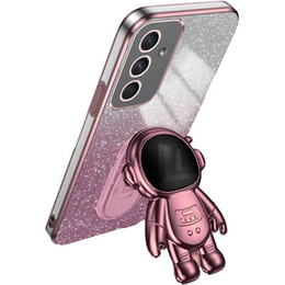 Tok Samsung Galaxy A55 5G, Glitter Astronaut, rózsaszín