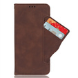 Pattintható tok a Oppo A60, Card Slot, barna