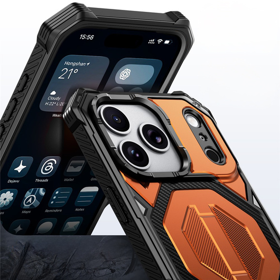 MagSafe-kompatibilis védőtok állvánnyal iPhone 17 Pro Max készülékhez