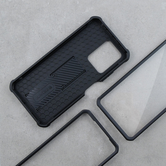 Páncélozott tok a Xiaomi Redmi Note 12 Pro 5G / POCO X5 Pro 5G, Dexnor Full Body (Two Frames), fekete