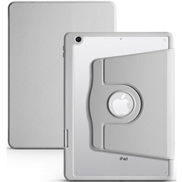 Tok iPad 10.2" 2021/2020/2019 (9/8/7 gen.), tolltartóval, 360°-os forgatható, szürke