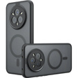 Tok Realme 14 Pro+ 5G-hoz, MagSafe, ERBORD Matt Case, fekete