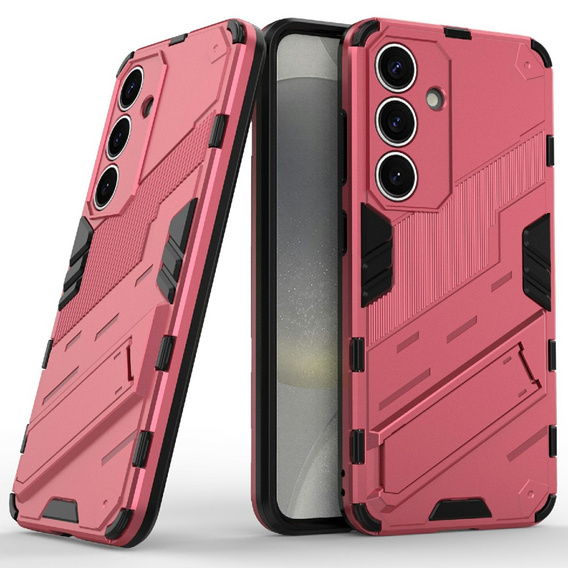 Tok Samsung Galaxy A56 5G, Military kickstand, rózsaszín