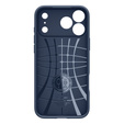 Spigen Liquid Air tok iPhone 17 Pro Max készülékhez, tengerészkék