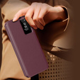Flip tok Samsung Galaxy S23 FE, Smart View Wallet, bordó