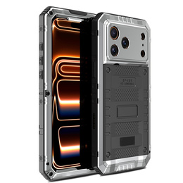 IP68 vízálló tok iPhone 17 Pro Max készülékhez, ezüst színű