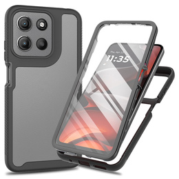 Tok Motorola Moto E15 4G / G15 4G / G05 4G készülékhez, Shockproof, fóliával, fekete