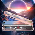 Tok iPhone 16 Pro Max, Shockproof Hybrid, fóliával, MagSafe-hoz, rózsaszín