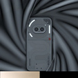 Tok Nothing Phone 2a, Fusion Hybrid, kameravédelemmel, matt / fekete