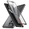 Tok Samsung Galaxy S23 Ultra, Magnetic Dual Glass, fekete