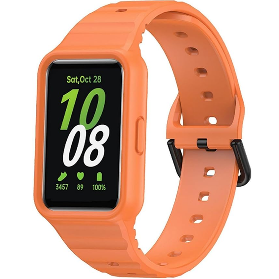 Szilikon szíj tokkal Samsung Galaxy Fit 3 tokhoz