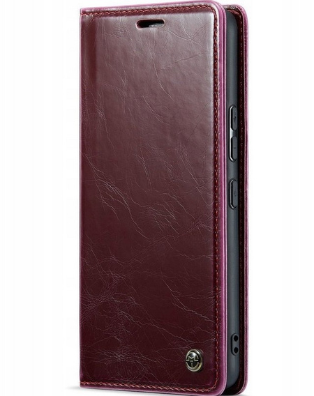 CASEME flip tok Samsung Galaxy A53 5G, Waxy Textured, bordó