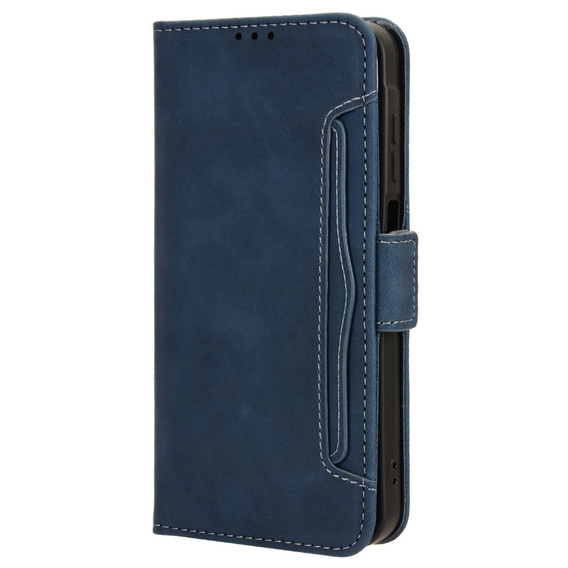 Pattintható tok a Motorola Moto G86 5G, Card Slot, sötétkék
