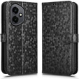 Flap tok Honor 400 5G, Wallet Rhombus, fekete