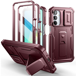 Páncélozott tok a Samsung Galaxy A16, Dexnor Full Body (Two Frames), piros